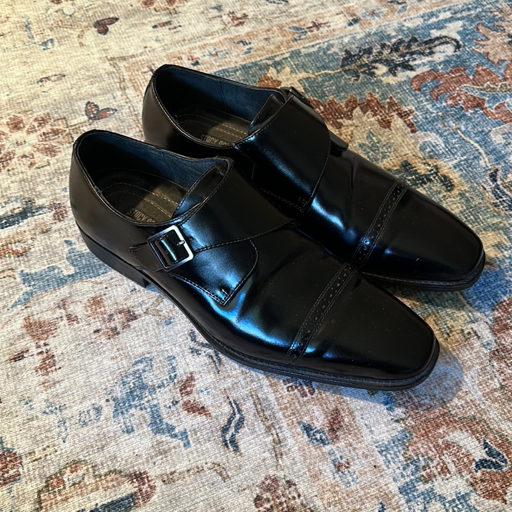 Stacy Adams Single Monk Strap Dress Shoes
